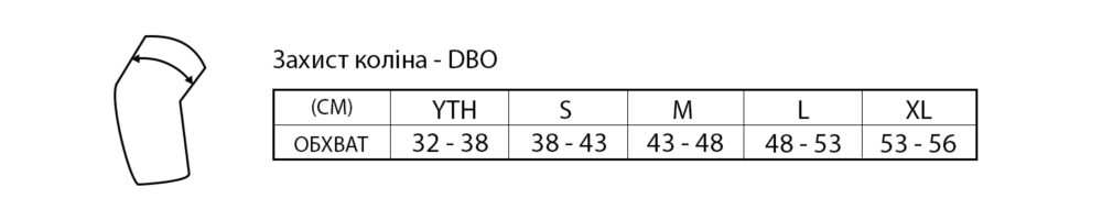 knee dbo size