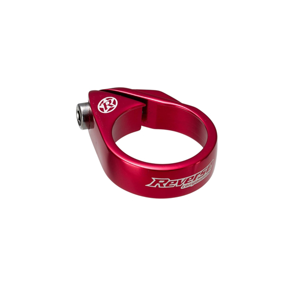 Хомут підсидільний REVERSE Seat clamp Bolt Ø31,8mm (Red) Хомут підсидільний REVERSE Seat clamp Bolt Ø31,8mm (Red)