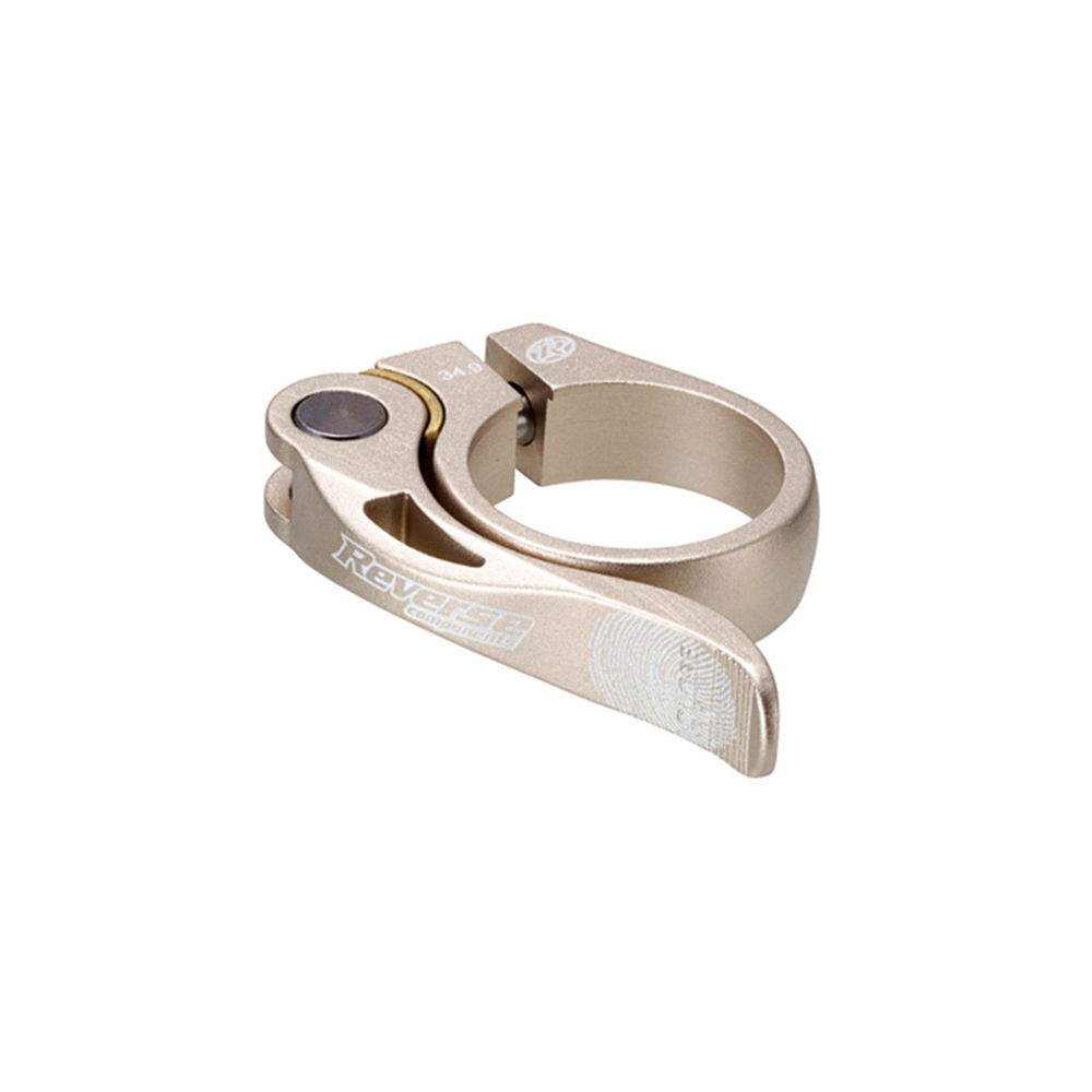 Хомут підсидільний REVERSE Seat clamp Long Life Ø34,9mm (Sandmetallic) Хомут підсидільний REVERSE Seat clamp Long Life Ø34,9mm (Sandmetallic)